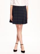 Old Navy Fit & Flare Skirt For Women - Medium Plaid