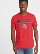 Old Navy Mens Nba Team Graphic Tee For Men Rockets Size Xl