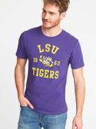 Old Navy Mens College-team Graphic Tee For Men Lsu Size L