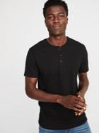Soft-washed Jersey Henley For Men