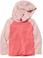 Old Navy Colorblocked Hooded Tops - Mango Magic