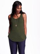 Old Navy Rounded Hem Tank - Basil Pesto
