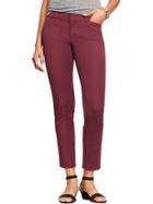 Old Navy Womens The Pixie Skinny Ankle Pants - Wine Purple