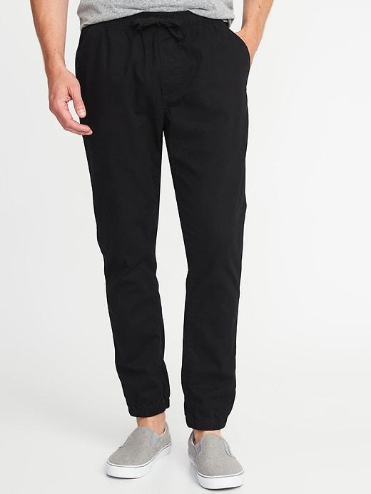 Old Navy Mens Built-in Flex Twill Joggers For Men Black Jack Size L