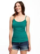 Old Navy First Layer Fitted Cami For Women - Emerging Emerald