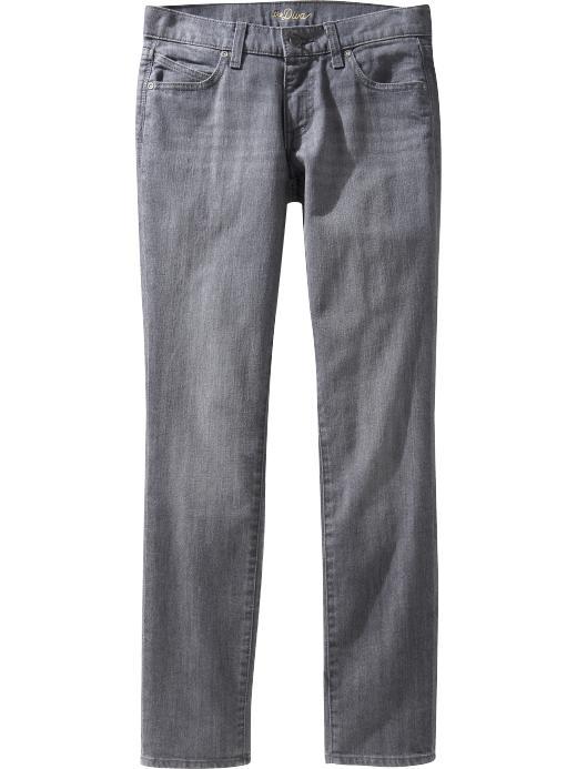 Old Navy Womens Original Skinny Jeans Size 10 Regular - Dark Heather Grey
