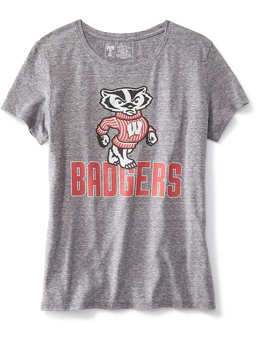 Old Navy Ncaa Crew Neck Tee For Women - Wisconsin