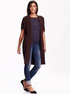 Old Navy Long Cocoon Cardigan Size L - Rich Rec