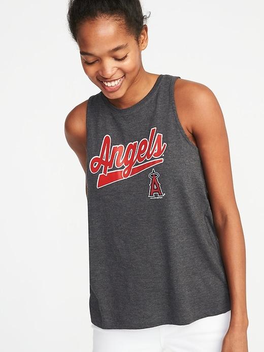 Old Navy Womens Mlb Team High-neck Tank For Women Los Angeles Angels Size Xxl