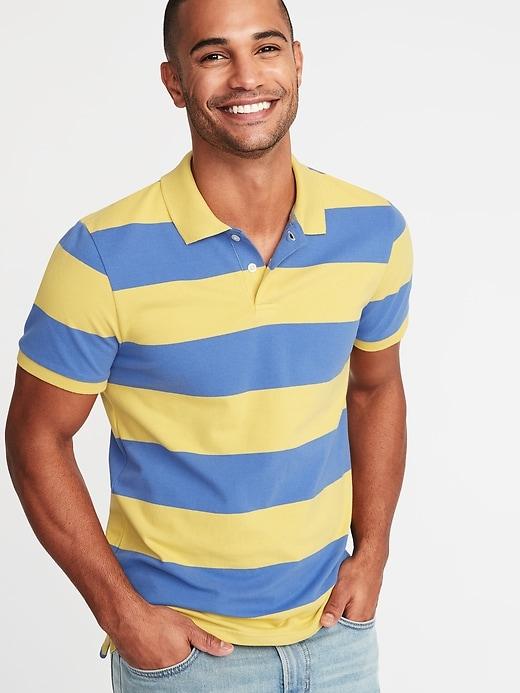 Built-in Flex Moisture-wicking Pro Polo For Men