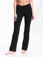Old Navy Womens Slim Boot Cut Yoga Pants Size M Petite - Black Jack