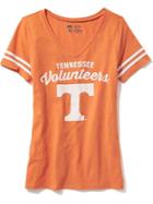 Old Navy College Team Graphic V Neck Tee For Women - Tennessee