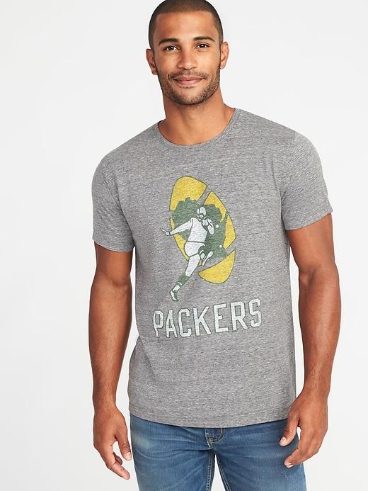Old Navy Mens Nfl Team Crew-neck Tee For Men Packers Size Xxl