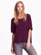 Old Navy Womens Lightweight Sweater Knit Top Size Xs - Ready For This Jelly