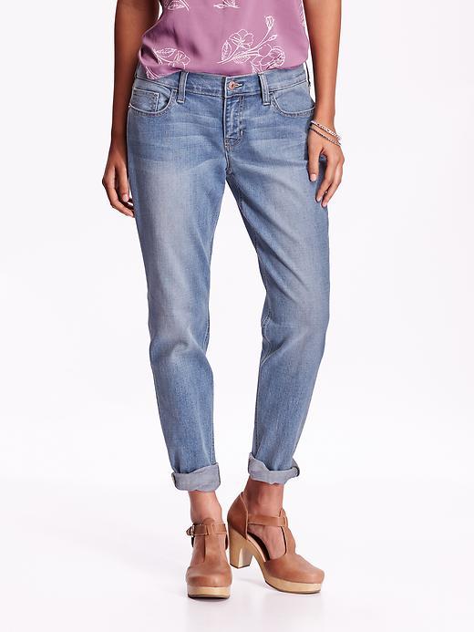 Old Navy Womens Boyfriend Skinny Ankle Jeans Size 0 Regular - Blue Bell