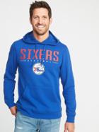 Old Navy Mens Nba Team-graphic Pullover Hoodie For Men Philadelphia 76ers Size S