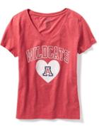 Old Navy Ncaa V Neck Tee For Women - Arizona