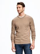 Old Navy Crew Neck Sweater For Men - Camel