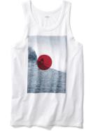 Old Navy Graphic Tank For Men - Bright White