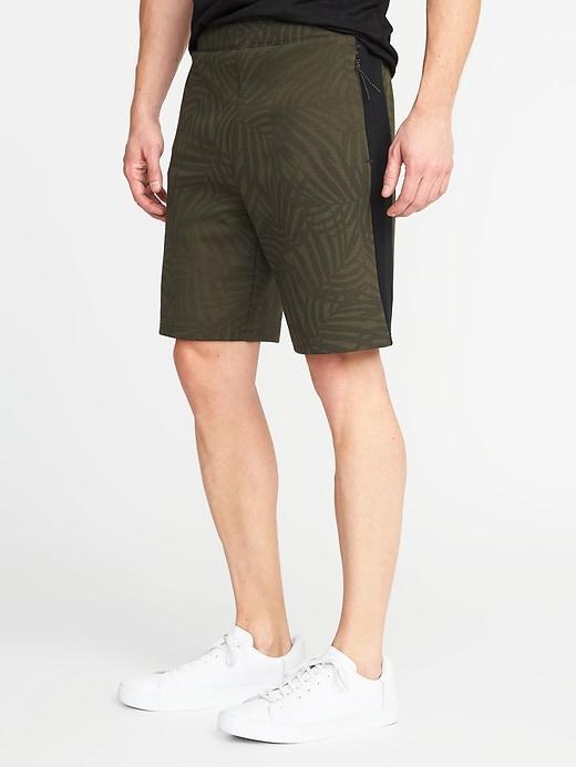 Old Navy Mens Go-dry Fleece Performance Shorts For Men Olive Size Xxl