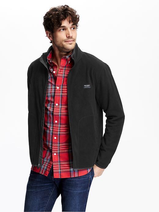 Old Navy Performance Fleece Full Zip Jacket Size Xxl Big - Blackjack