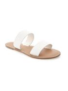 Old Navy Textured Double Strap Sandals For Women - White Beach