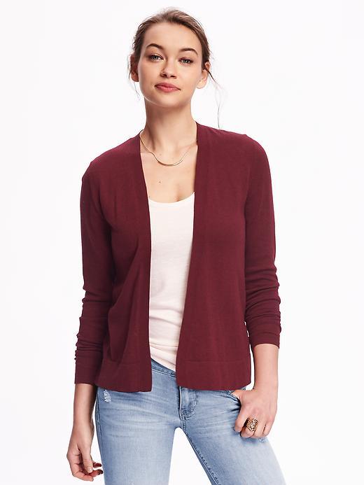Old Navy Open Front Cardi For Women - Wine Purple