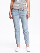 Old Navy Womens Distressed Cropped Jeans Size 0 Regular - Amazon Star