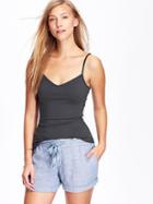 Old Navy Womens V Neck Camis Size L Tall - Carbon 2