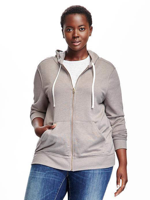 Old Navy Relaxed Zip Hoodie - Rock Solid