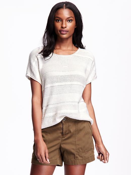 Old Navy Textured Sweater For Women - Polar Bear