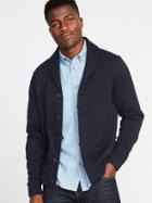 Old Navy Mens Shawl-collar Cardigan For Men Lost At Sea Navy Size L