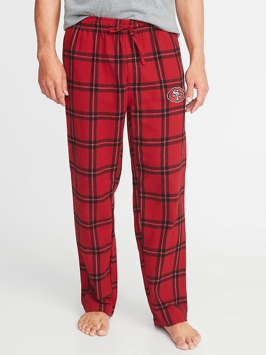 Old Navy Mens Nfl Team-graphic Flannel Sleep Pants For Men San Francisco 49ers Size Xxl
