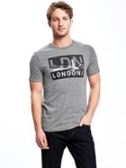 Old Navy Graphic Crew Neck Tee For Men - London