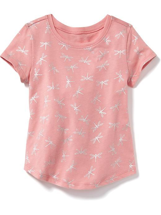 Old Navy Allover Floral Tee - Blush It Off