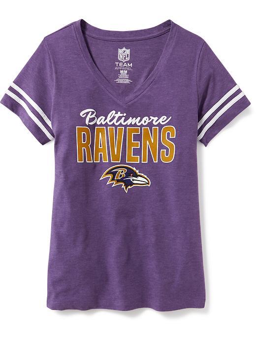Old Navy Nfl Team V Neck Tee For Women - Ravens