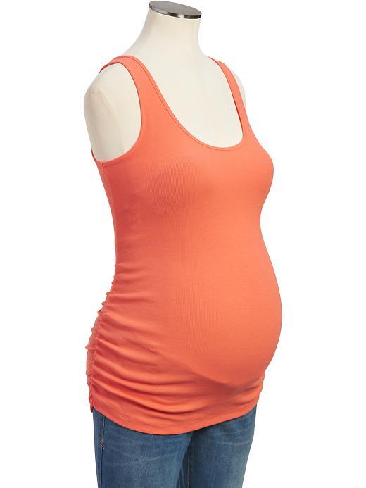 Old Navy Rib Knit Jersey Tanks Size S - Coral Arrangement