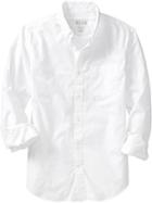 Old Navy Mens Everyday Classic Slim Fit Shirts - New White