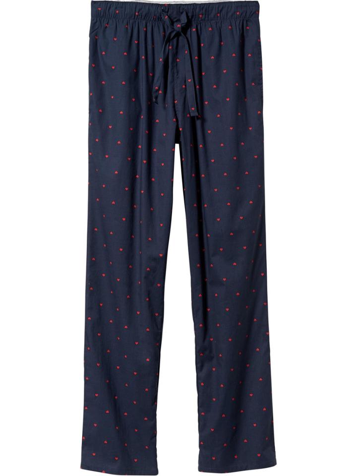 Old Navy Mens Patterned Pj Pants - Red Hearts