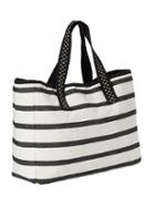 Old Navy Jacquard Tote For Women - O.n. New Black Stripe