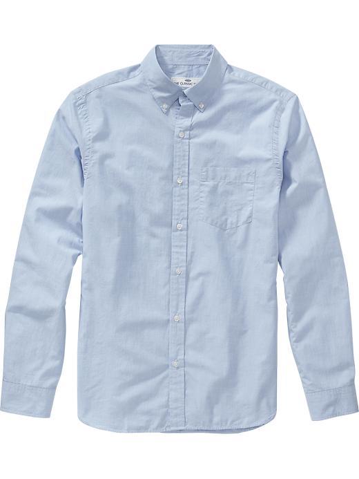Old Navy Mens Slim Fit Button Front Shirts - Spring A Leak