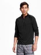 Old Navy Mens Go Dry 1/4 Zip Pullover Size Xxl Big - Black