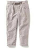 Old Navy Tapered Boyfriend Trousers - Rope A Taupe