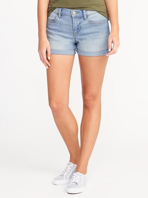 Old Navy Womens Denim Shorts For Women (3 1/2) Light Size 12