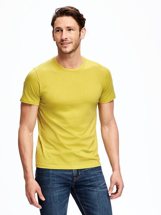 Old Navy Crew Neck Tee For Men - Lime Green