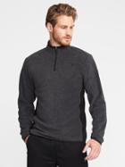 Old Navy Mens Go-warm Performance Fleece 1/4-zip Pullover For Men Dark Heathered Gray Size Xxxl