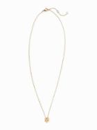 Old Navy Womens Clover Pendant Necklace For Women Gold Size One Size