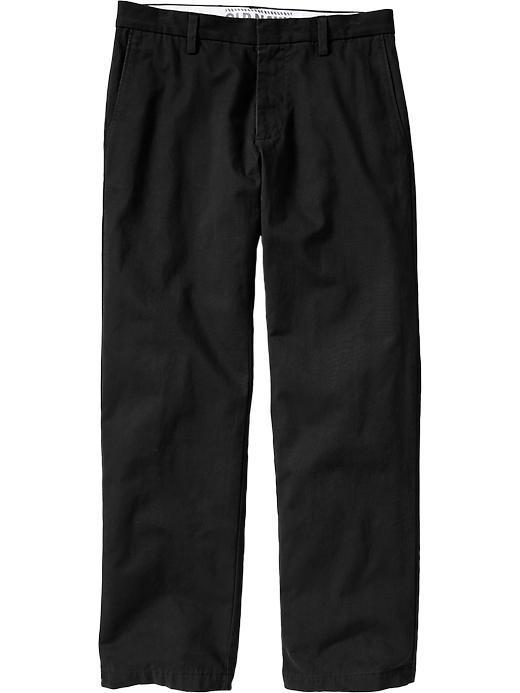 Old Navy Mens New Classic Loose Fit Khakis - Black Jack