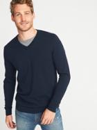 Old Navy Mens V-neck Sweater For Men In The Navy Size Xxxl