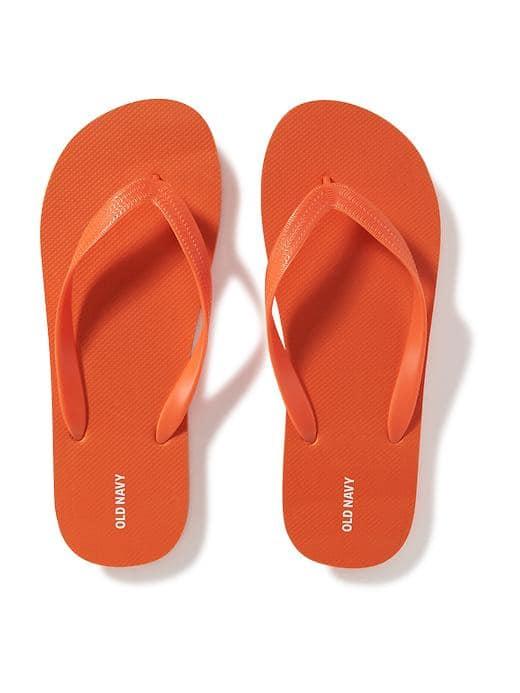 Old Navy Classic Flip Flops For Men - Orange You A Peach